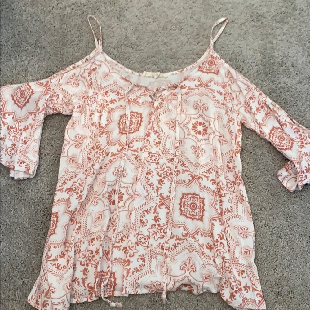 pac sun off the shoulder top